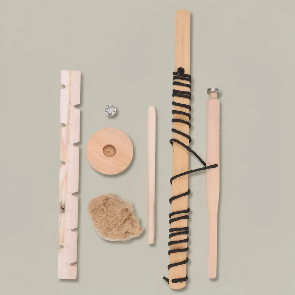 Kit Arc à Feu (Bow Drill) - Set d'Allume-Feu Primitif par Friction pour Survie et Bushcraft