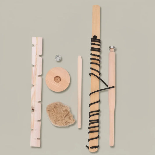 Kit Arc à Feu (Bow Drill) - Set d'Allume-Feu Primitif par Friction pour Survie et Bushcraft