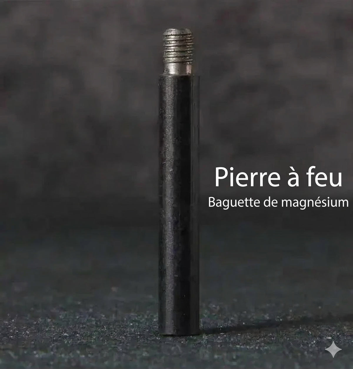 Pierre à feu Firesteel Bushcraft étanche - Allume-feu survie