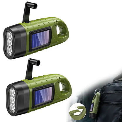 Lampe torche solaire portable – pêche camping et survie outdoor