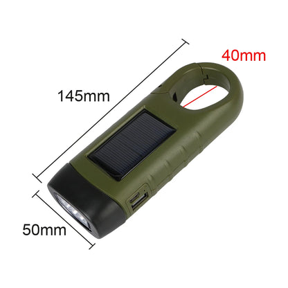 Lampe torche 3 LED rechargeable solaire – coupure de courant